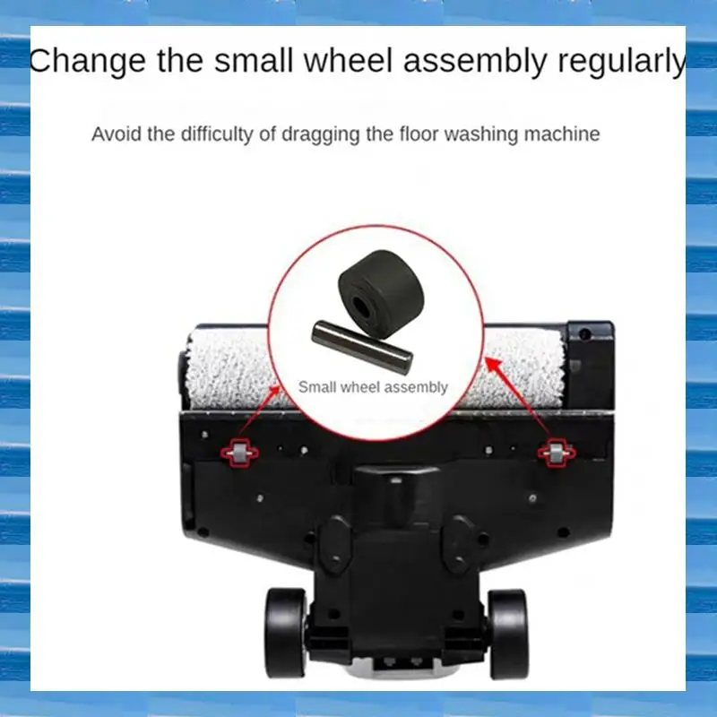 

AT53 12PCS Replacement Vacuum Wheels For Xiaomi Dreame H12/H13/H20/M13S Floor Scrubber Machine Motorized Heads Little Shaft