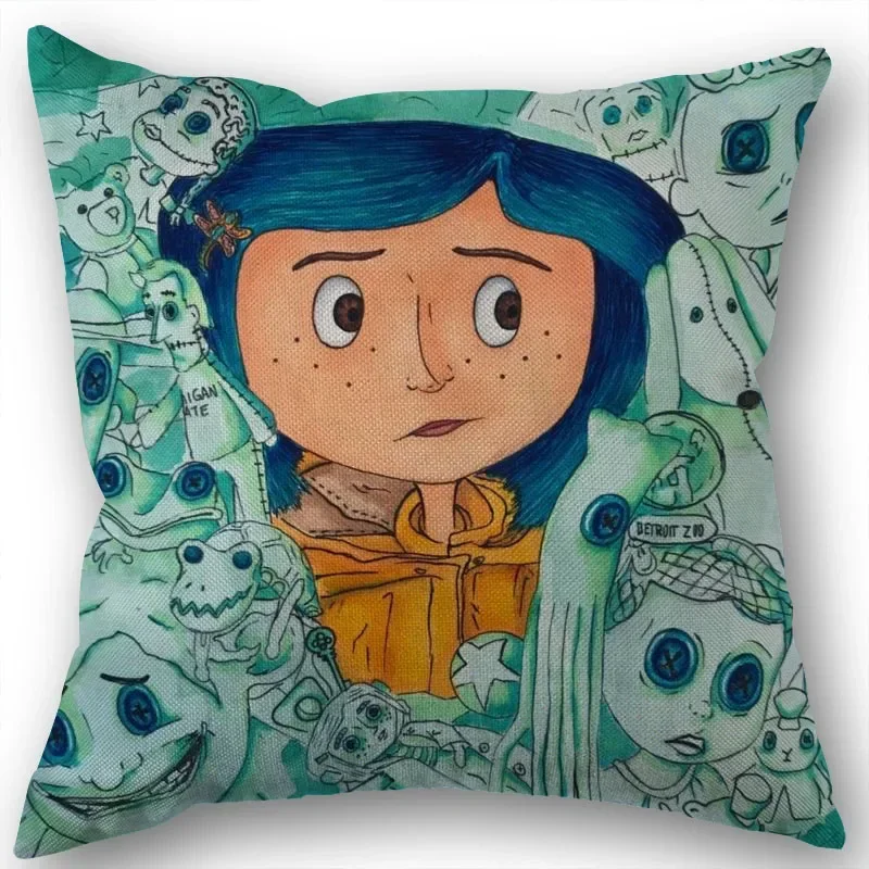 CORALINE-funda de almohada de algodón, para el hogar cubierta decorativa, boda, 45x45cm