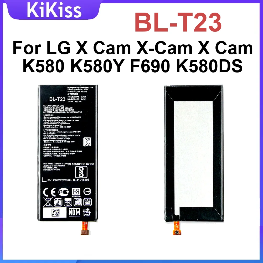 

Bl-T23 Аккумулятор мобильного телефона для LG X Cam K580 K580Y F690 K580DS Прочный перезаряжаемый аккумулятор