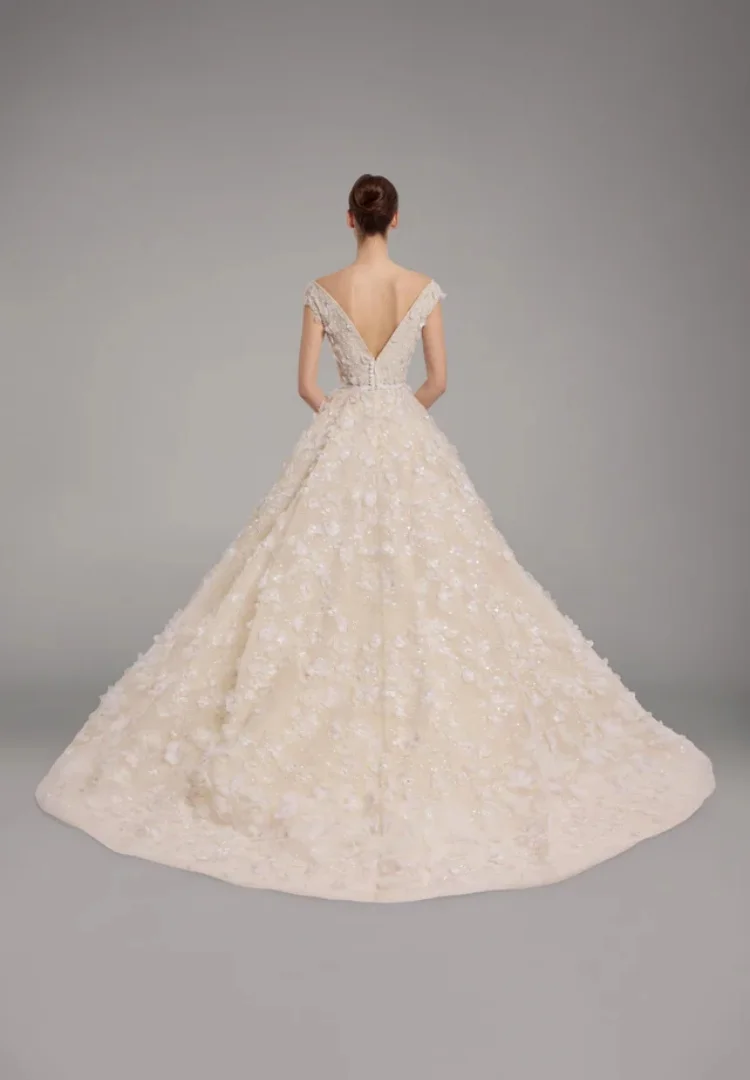 

Ball Gown Wedding Dresses For Bride Floral Dress Vestido De Noiva Simples Vestidos Elegantes Boda Civil 2026 Alta Calidad Bridal