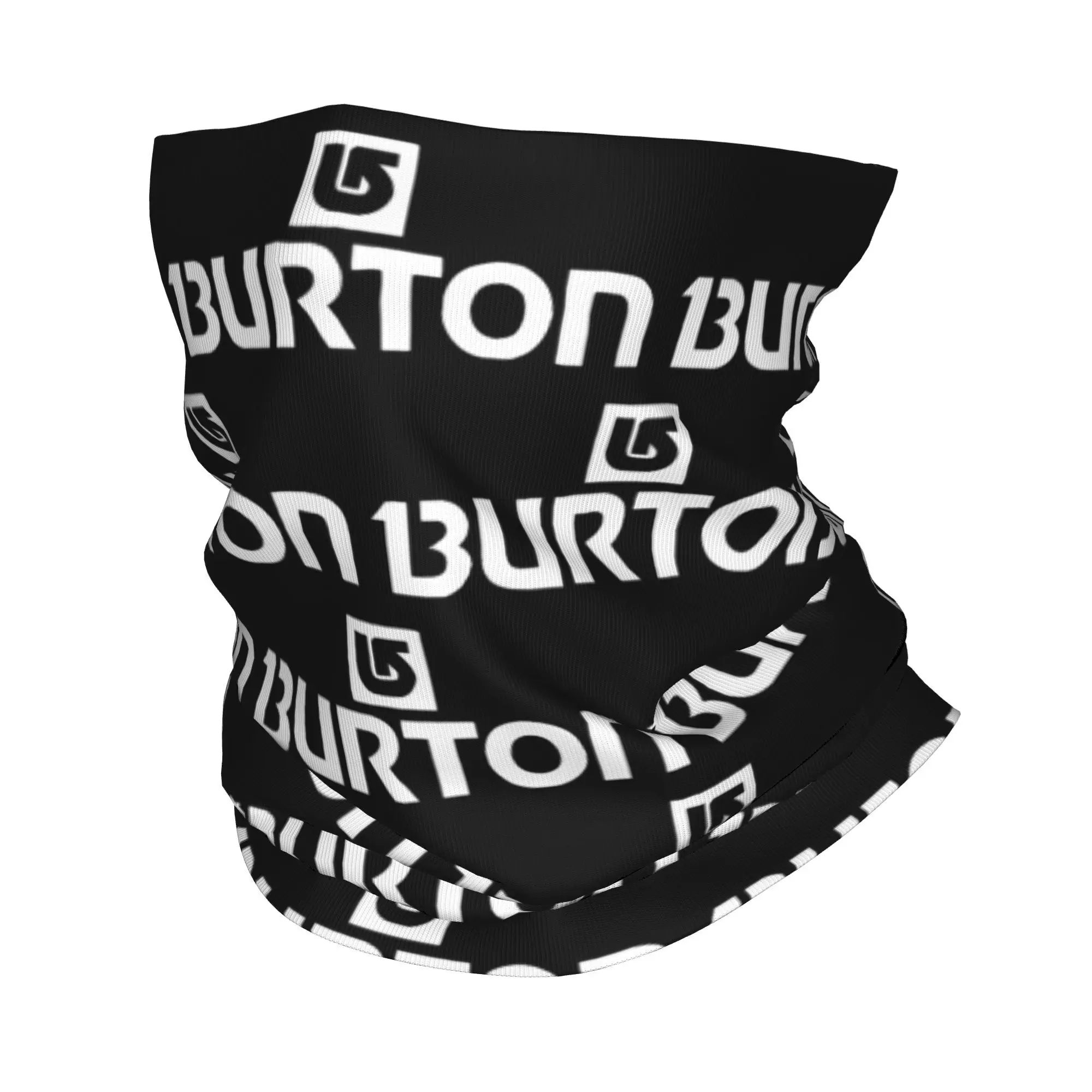 

Burtons Logo Snowboards Bandana Neck Cover Sportive Ski Wrap Scarf Warm Cycling Scarf Outdoor Sports Unisex Adult Breathable