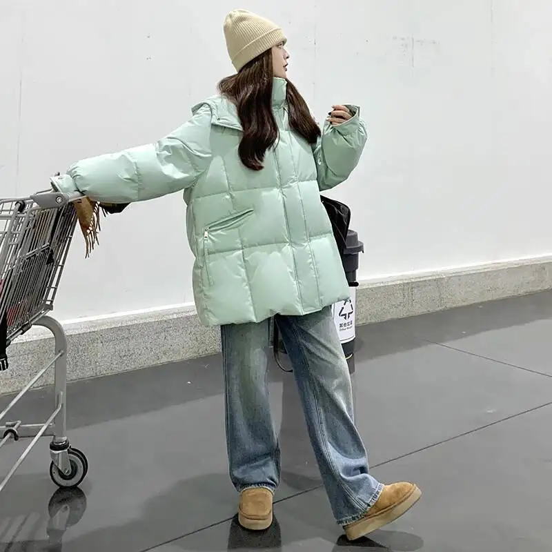 UMI MAO 90 manteau en duvet de canard blanc Femme hiver nouvelle doudoune courte épaisse chaude pour les femmes