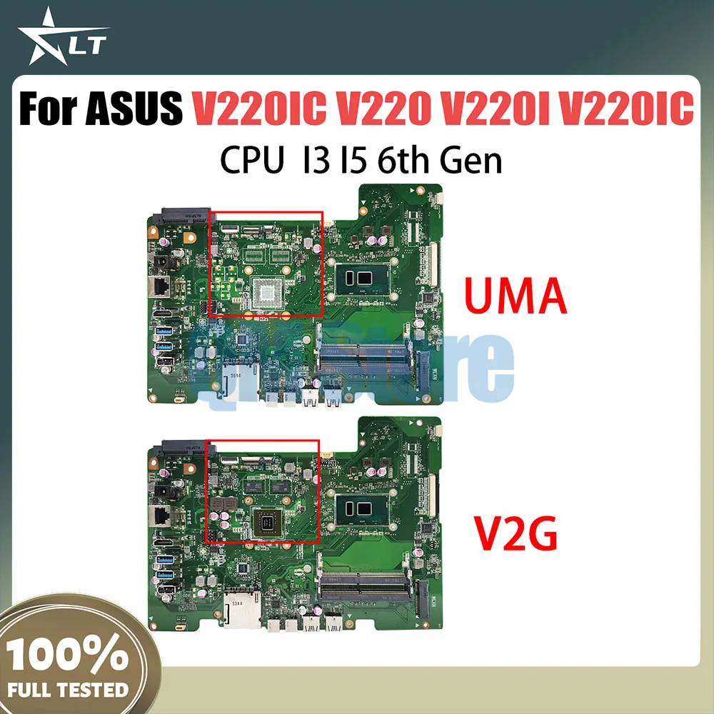 

V220IC Notebook Motherboard For Asus V220 V220I V220IC All-in-one Desktop motherboard With I5-6200U CPU GT920M DDR4