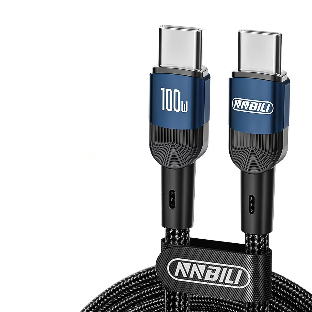 NNBILI 5 Stück USB Typ-C zu USB-C Kabel für iPhone 17 16 100W PD Schnellladekabel für Macbook Xiaomi Samsung USB-C Kabel