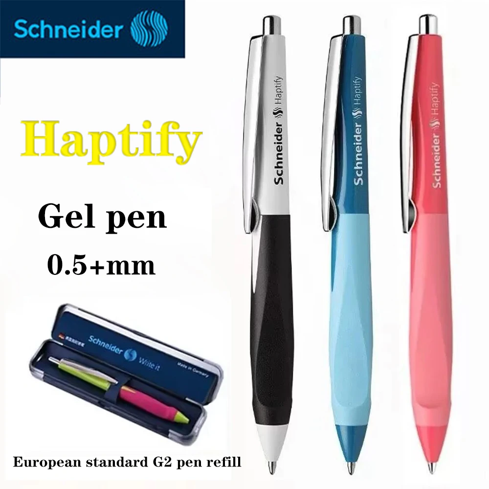 Schneider Haptify Gel Pen Signature Pen Positive Posture Student Exam Pen Back To School Office Accessories Stationery Supplies