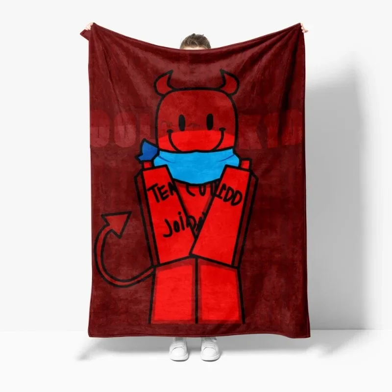 جديد ROBLOX لينة الدافئة بطانية النوم غطاء مكتب البطانيات الوجهين الفانيلا بطانية مطبوعة تكييف الهواء البطانيات