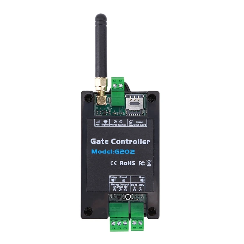 G202 Mobile Phone 4G Single Relay Switch Electric Gate Remote Controller 850/900/1800/1900Mhz