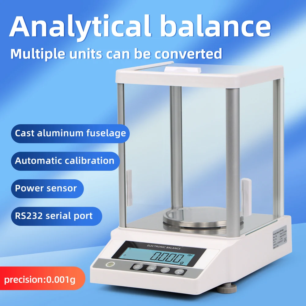 Digital Electronic Scale Jewelry Gold Laboratory Precision Weighing Scales Multi-Functional 510g 310g 0.001g Analytical Balance
