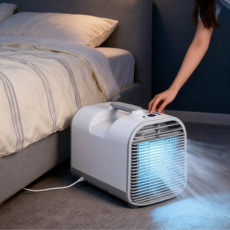 Fashion Design Mobile Air No Drainage Small Air Conditioner Portable 110V 220V For Room Camping