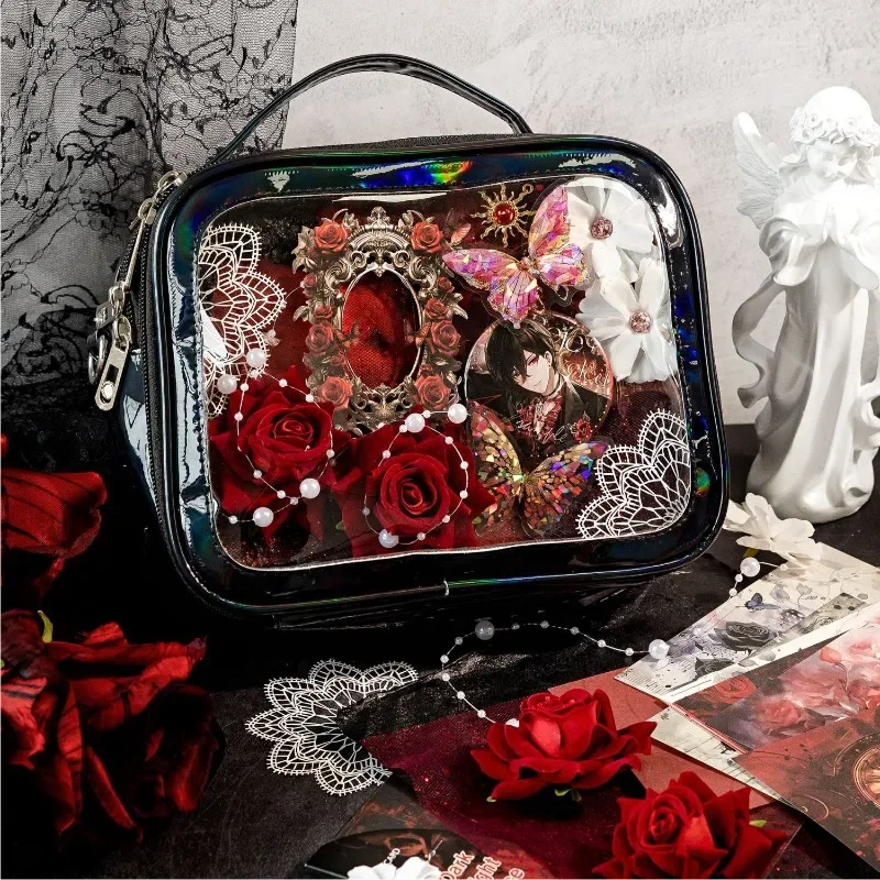 Goods Itabag Bag Badge Decoration Material Bag Art Handbook Shop Series Vintage Material Handbook Tie Bag Goods Diy Decoration