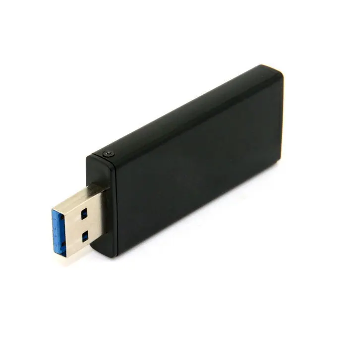 42mm NGFF M2 SSD to USB 3.0 External PCBA Conveter Adapter Card Flash Disk Type with Black Case