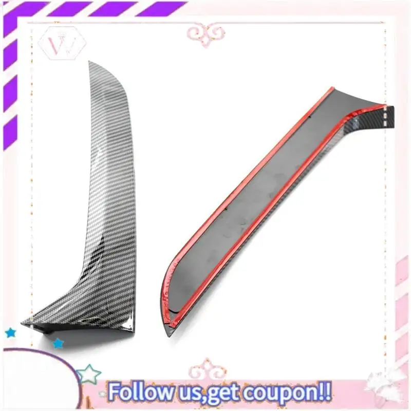 سهلة الاستخدام للنافذة الخلفية الجانبية سبويلر الجانب الجناح ملصق غطاء لشركة فولكس فاجن تيجوان MK1 07-16 الذيل الدوار منحرف