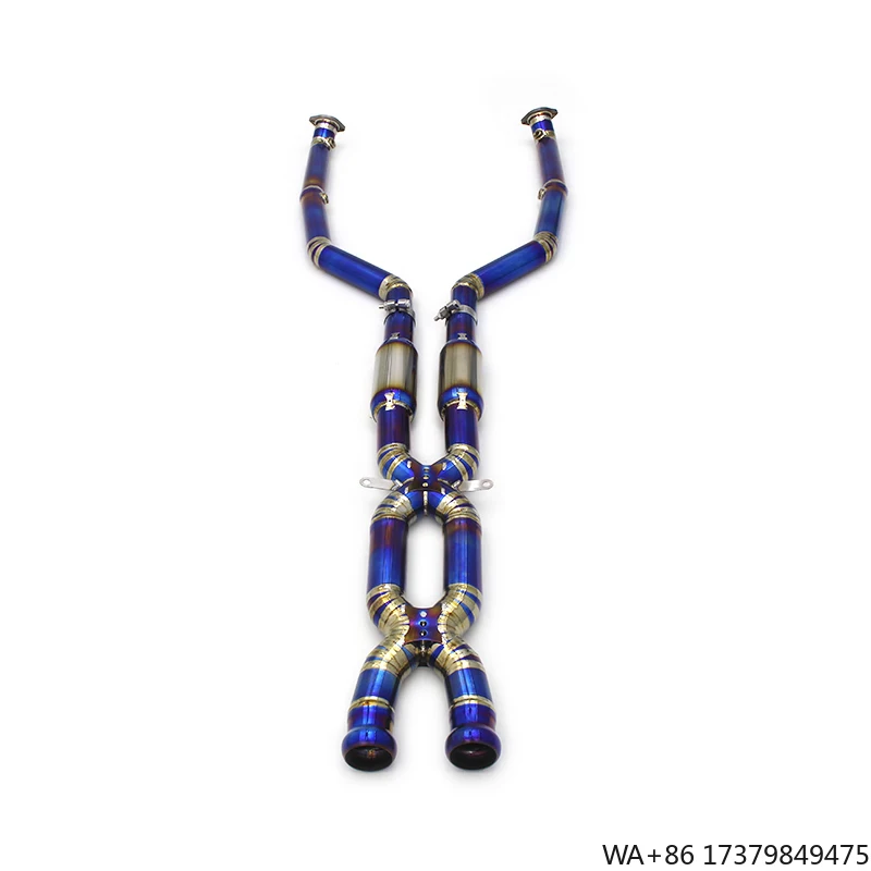 

Deleville Escape Mid Pipe for BMW M3 E90/E92/E93 4.0L 2008-2013 Engine Titanium Exhaust Pipe With Double X Pipe Tube