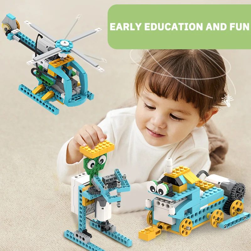 New Technical Wedo 2.0 Core Set Robotics Construction Set Building Blocks Compatible Steam Educational Diy Toys