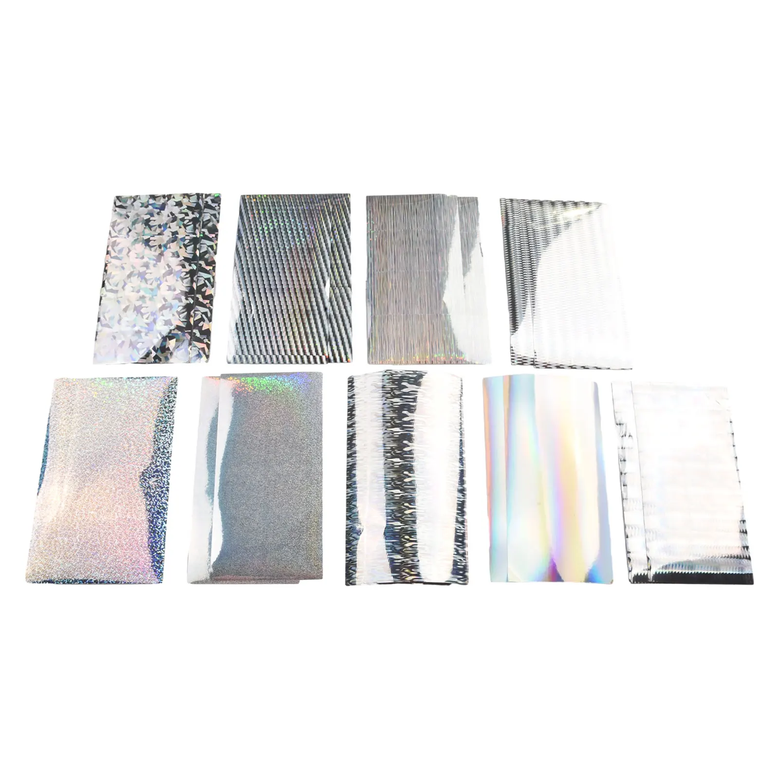 18PC Fish Scale Lure Tapes 20x10cm Flasher Dodger Baits Lure Making Fly Reflective Holographic Fishing Sticker For DIY Fish Skin