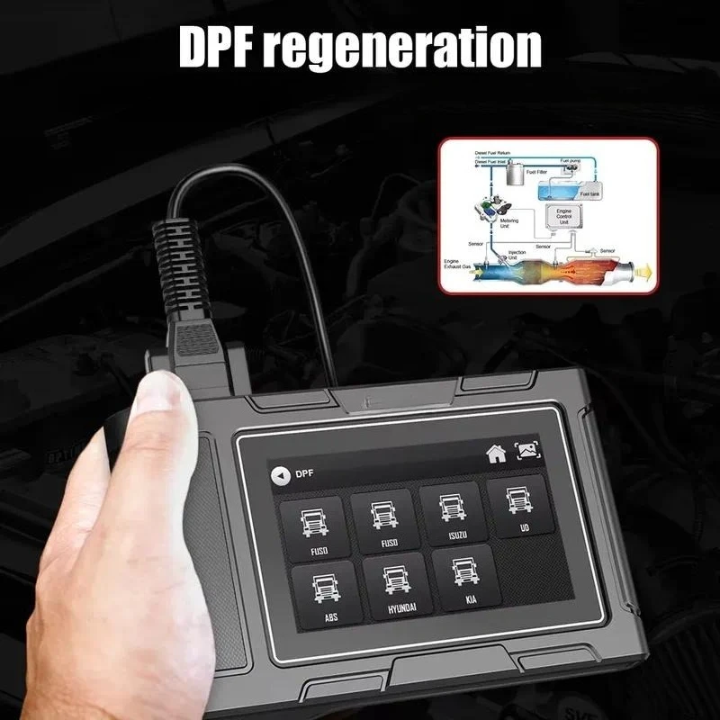 HD3200 Heavy OBD2 Scanner Truck Diagnostic Tool Support J1939 J1708 with Pin Detect Function