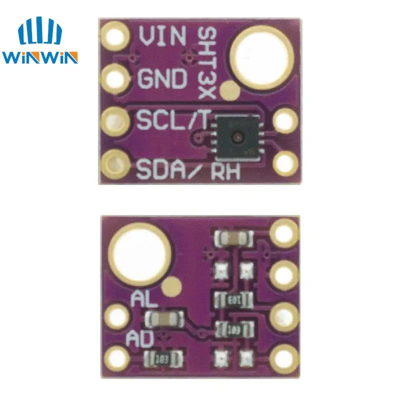 SHT31, модуль датчика температуры и влажности, микроконтроллер IIC I2C, наружная погода, 3 в, 5 В, совместимый с Arduino