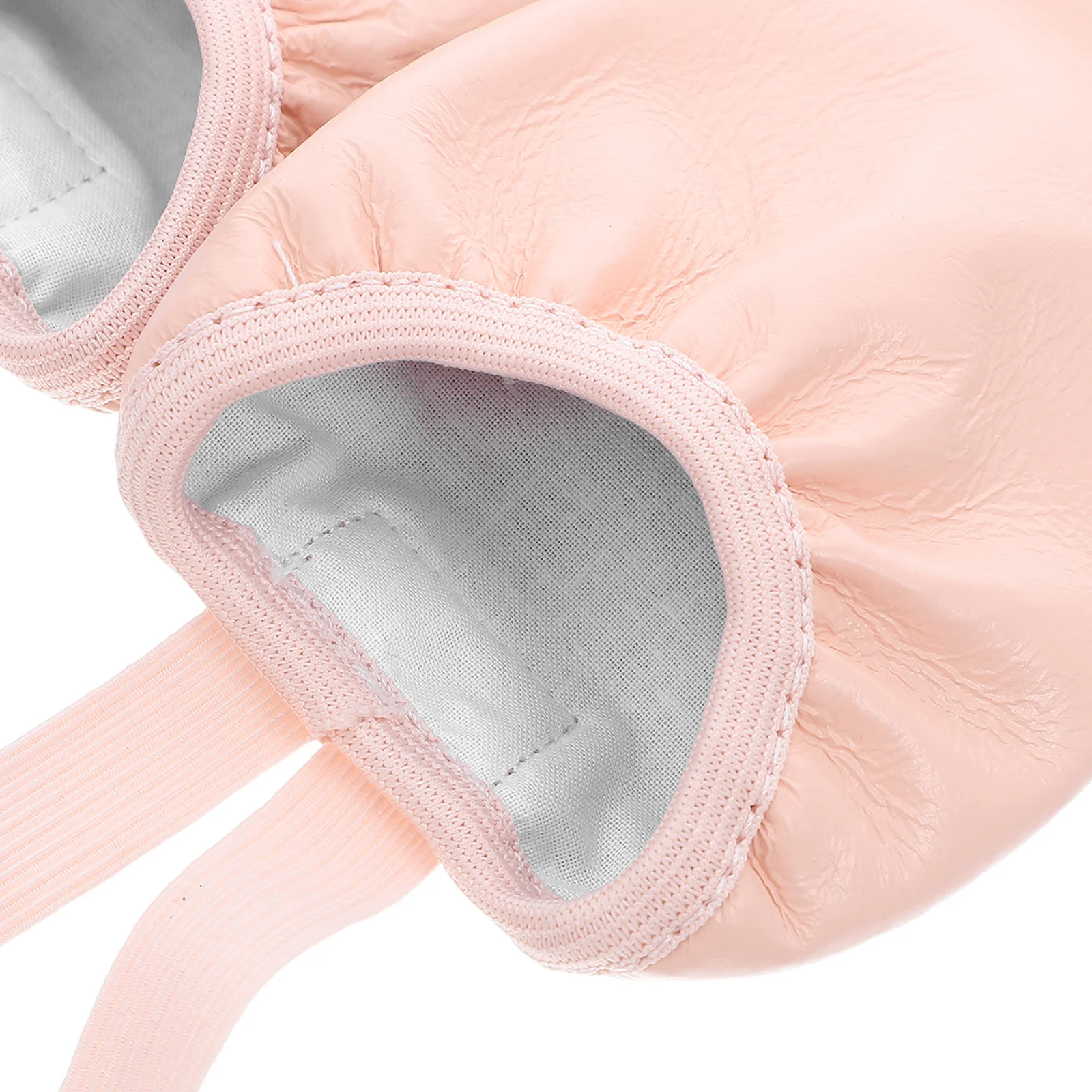 1 زوج نصف أحذية الرقص شريط مرن عدم الانزلاق أحذية الباليه لليوجا الحديثة قاعة الرقص الشعبي الجاز الرقص الكبار حجم 37 #3