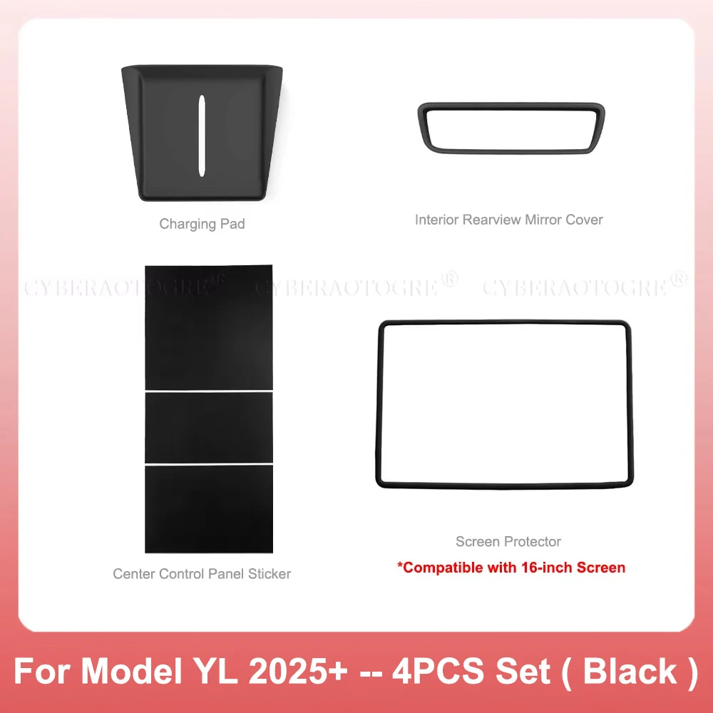 YL 4PCS Black