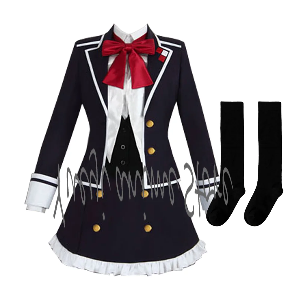 

customized-Women's Cosplay Komori Yui Costumes school Uniforms Halloween Carnival Party suit