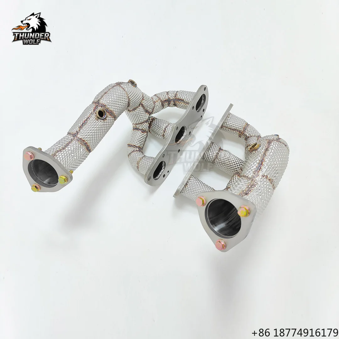 

Automotive Manifold Exhaust System Highly Compatible with Heat Shield for 987.2 /Boxster