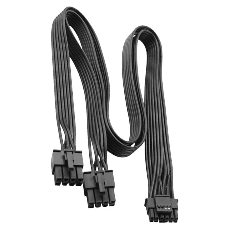 Hochleistungs -PCIE 5.0 Kabel 16AWG zwei 8 Pin bis 16Pin 12VHPWR PCIE -Kabel für GPU .H05A