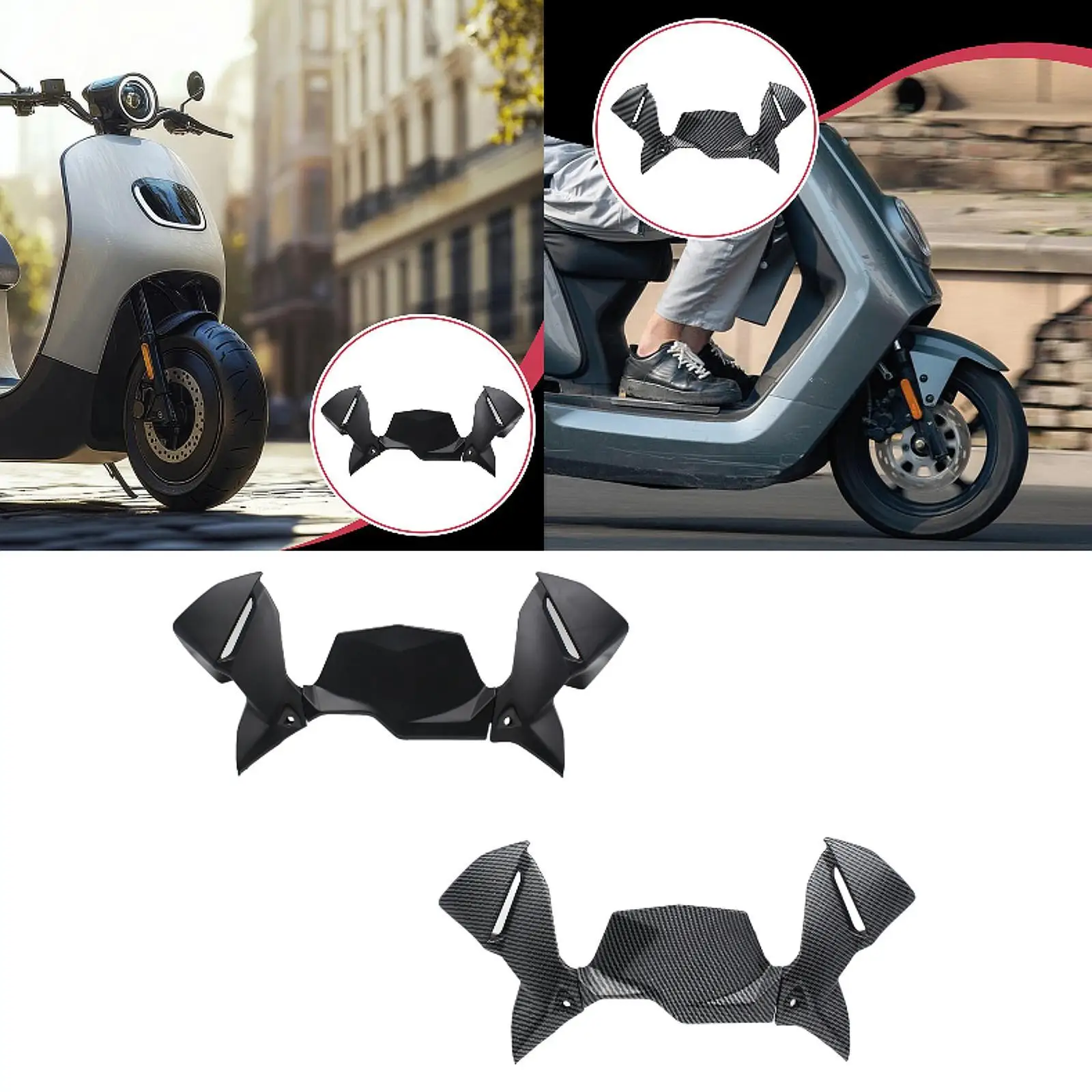 Professional Side Panel Fairing Cover Premium PP Material Functional Guard Plate Replacement for Motorcycles