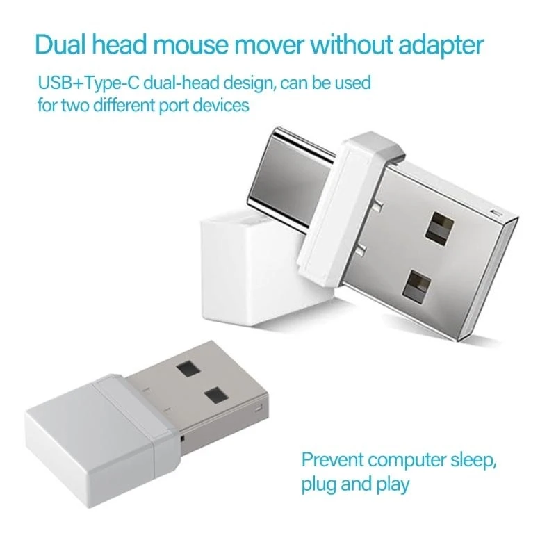 Jigglers mouse mouse mouse movimenti casuali, con switch mantiene il computer sveglio .066a