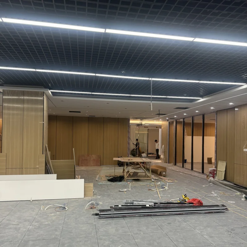 custom.New Design Wall Partition Easy-Installation Wall Office Hotel Restaurant Building Renovation With Steel Insid