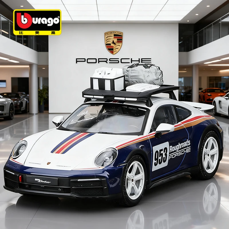 

Bburago 1:24 Porsche 911 953 Alloy Car Diecasts & Toy Vehicles Car Model Miniature Scale Model Car For Children