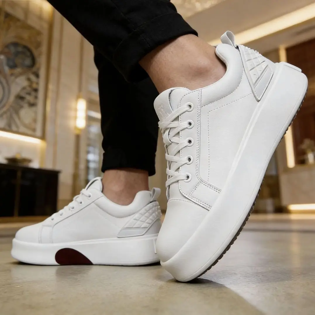

2026 Cheap Men's Shoes Fashion Designer Platform Big Head Casual Sneakers Synthetic Leather Waterproof man Board-shoe trend