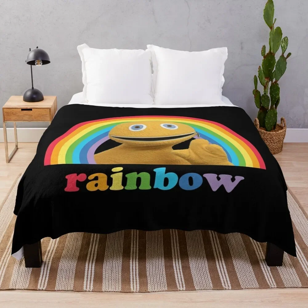 Zippy, rainbow Throw Blanket Beautifuls anime Beach Cute Plaid Blankets