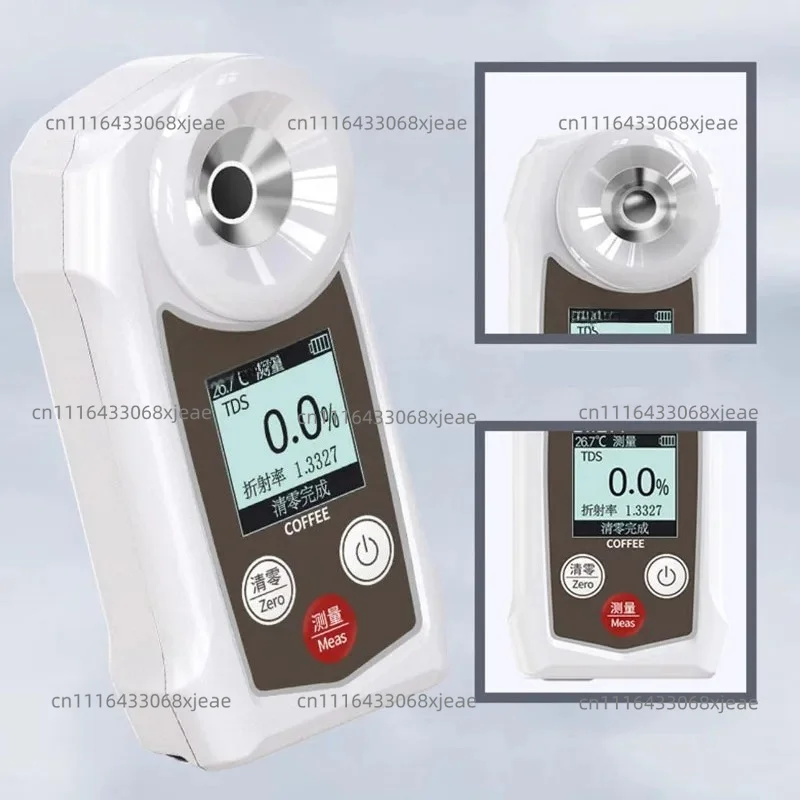 Refractometer with temperature compensation SW-22C Coffee TDS meter 0-22% concentration tester