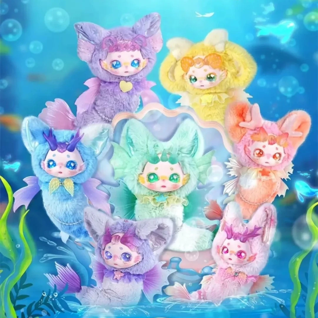 Подлинная серия комиксов Dumia Mayteree Deep Sea Star, виниловое лицо, плюшевая глухая коробка, кавайная кукла-русалка, сумка, подвеска, декор, орнамент, подарок