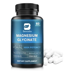 BEWORTHS Magnesium Glycinate Capsules Help Sleep Immunity & Mood Support Relaxation Support Joint & Muscle Health Relieve Stress