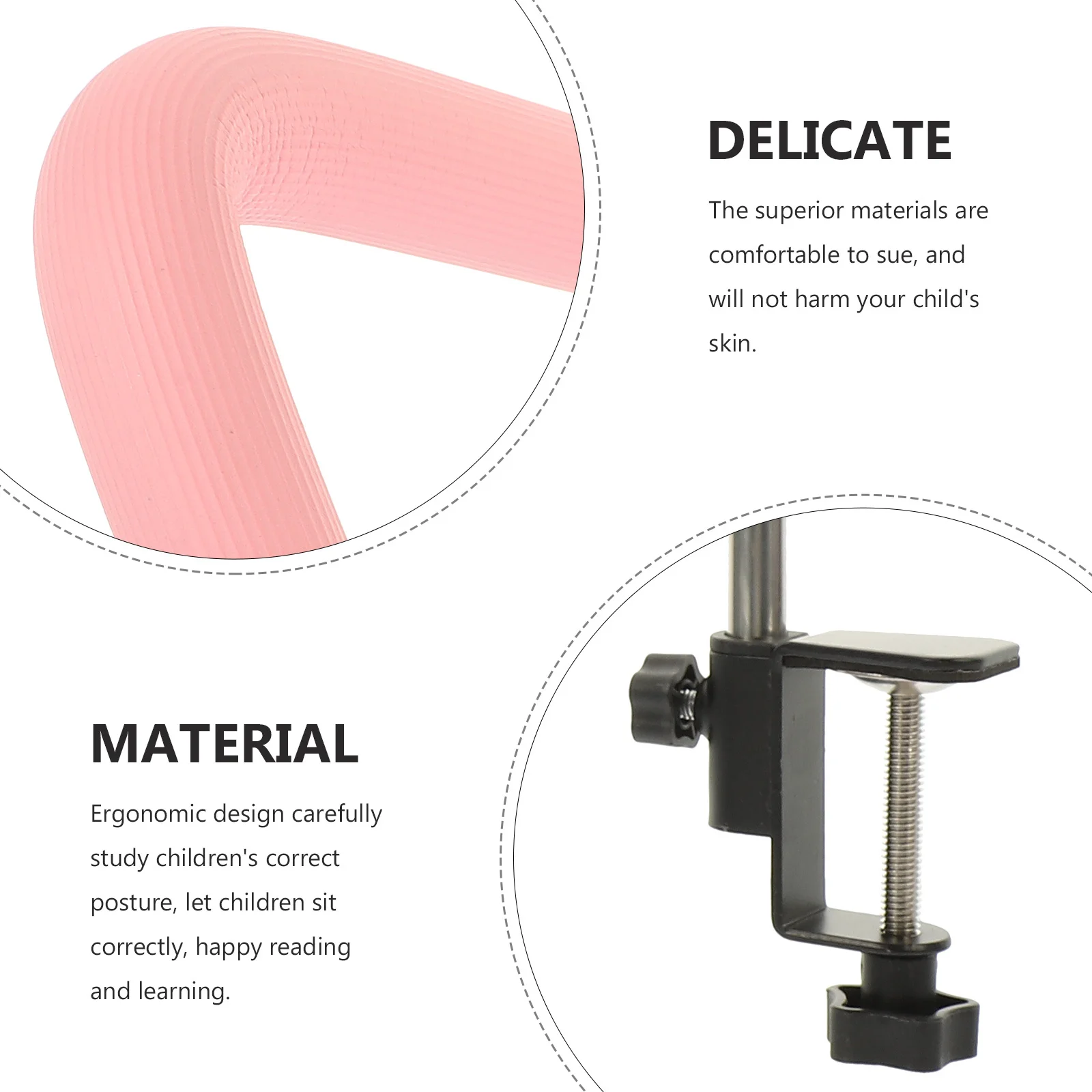 Sitting Posture Corrector Kids Ergonomic Comfortable Soft Sponge Reading Writing Desk Accessory Anti-Myopia Students School