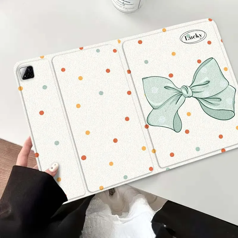 

Щенок с галстуком-бабочкой Love для Xiaomi Redmi Mi Pad 2 4 5 6 6s 7 8 11 12,5 12,4 11,2 8,7 SE Pro Plus Max Чехол для планшета