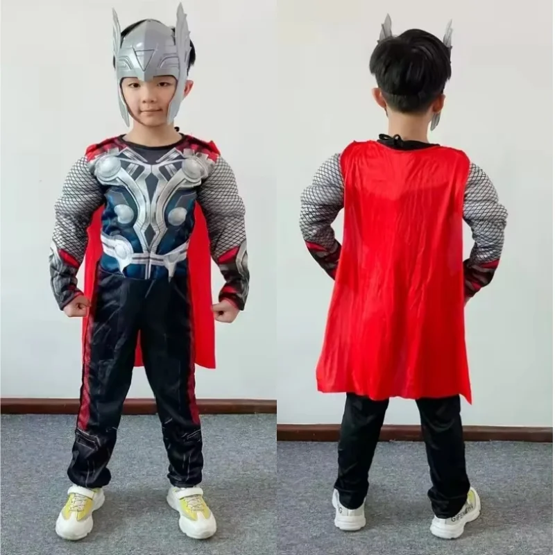 

Костюм Тора в стиле аниме для косплея, детский плащ, накидка ThorToss, накидка для ролевых игр с маской, фантазия, карнавальная одежда на Хэллоуин ﻿