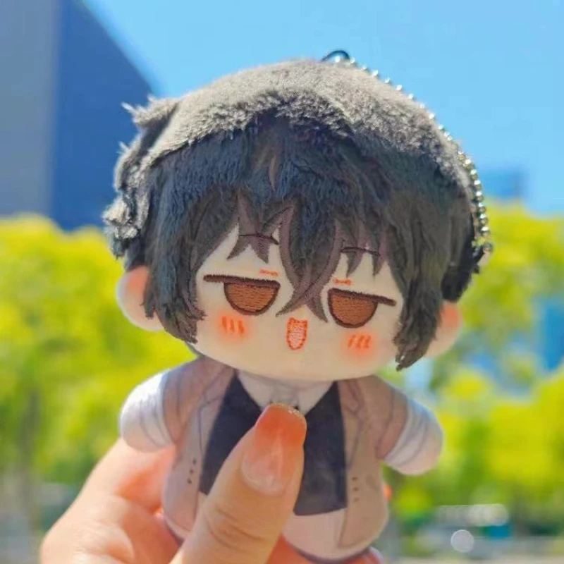 Peluche de 10cm, juego de Anime, perro callejero Bungou, Osamu Dazai Nakahara Chuuya, cuerpo de estrella de mar, muñeco de juguete de peluche, vestido suave, regalo de algodón para chico