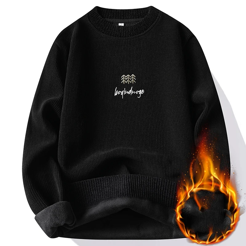 Sweater For Men Men's Clothing Men's Sweat-shirt Knit Autumn Streetwear Male Fashion Pullovers Casual Hombre Warm Solid Spring