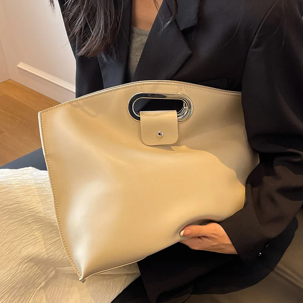 Elegant Women\'s Clutch Bag for Party Casual Large Capacity Leather Computer Handbags 2023 New Fashion Men\'s Business Briefcase