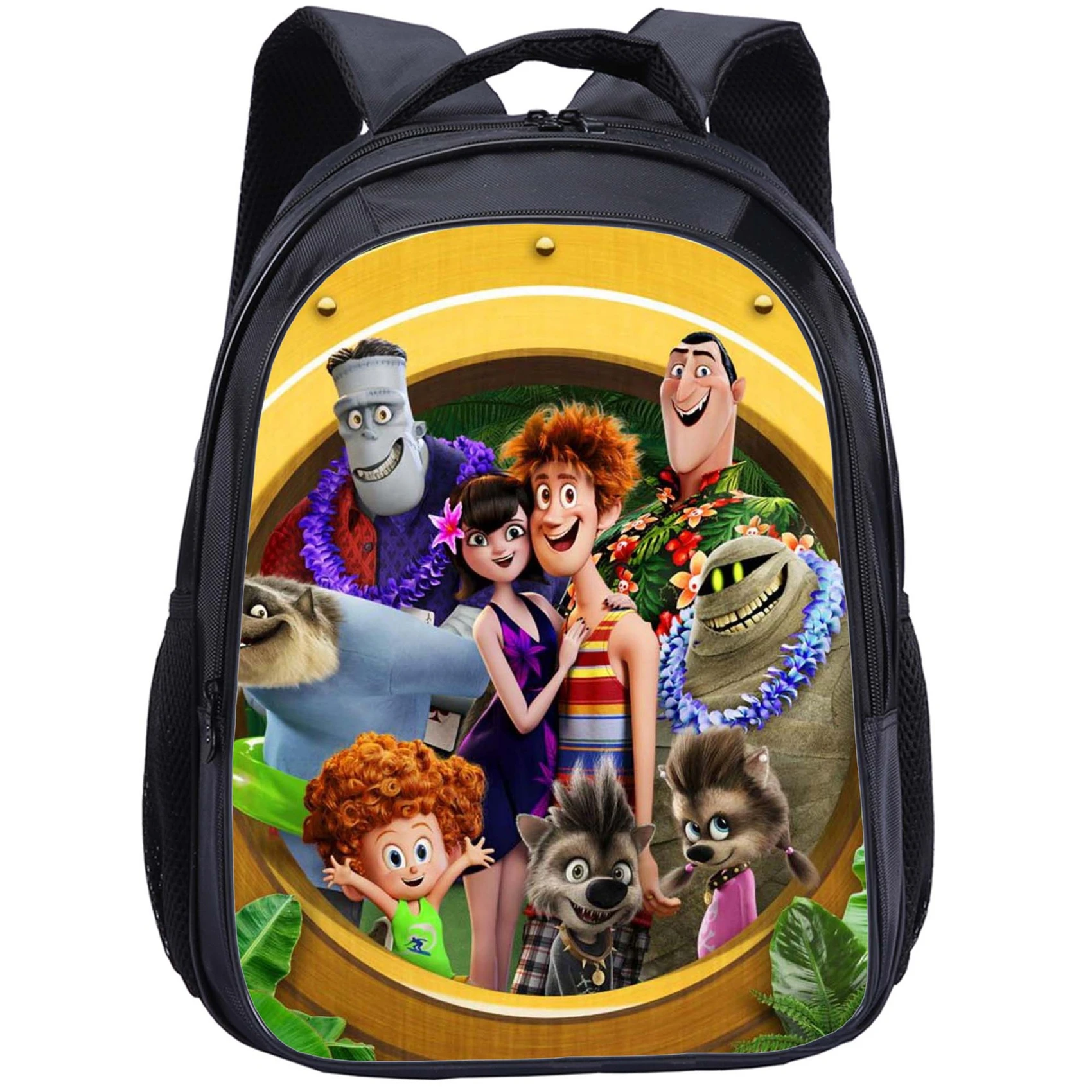 

Unisex Kids H-Hotel Transylvania Graphic Knapsack,Student Back to School Bookbag Waterproof Travel Bag for Boys,Girls