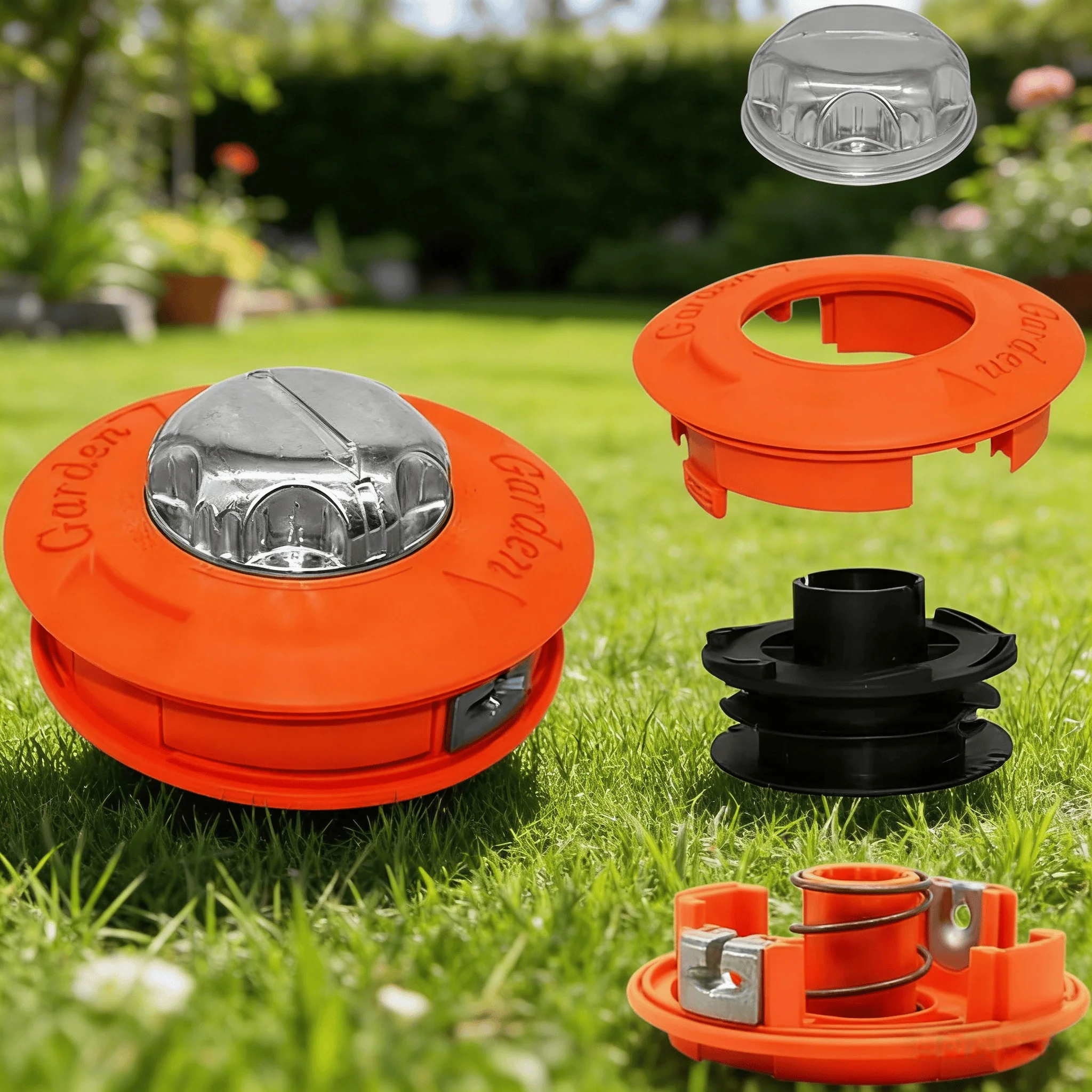 Automatic Grass Trimmer Head for Gasoline Garden Machinery Brush Cutter, Universal Fit String Trimmer Replacement Bump Head - view 2