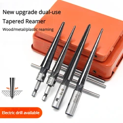 Elektrische Handmatige Boor Hand Taper Ruimer Kit Bit Ontbramen Vergroten Pin Gat Handheld Voor Kunststof Hout Metalen Boorgereedschap Apparaat