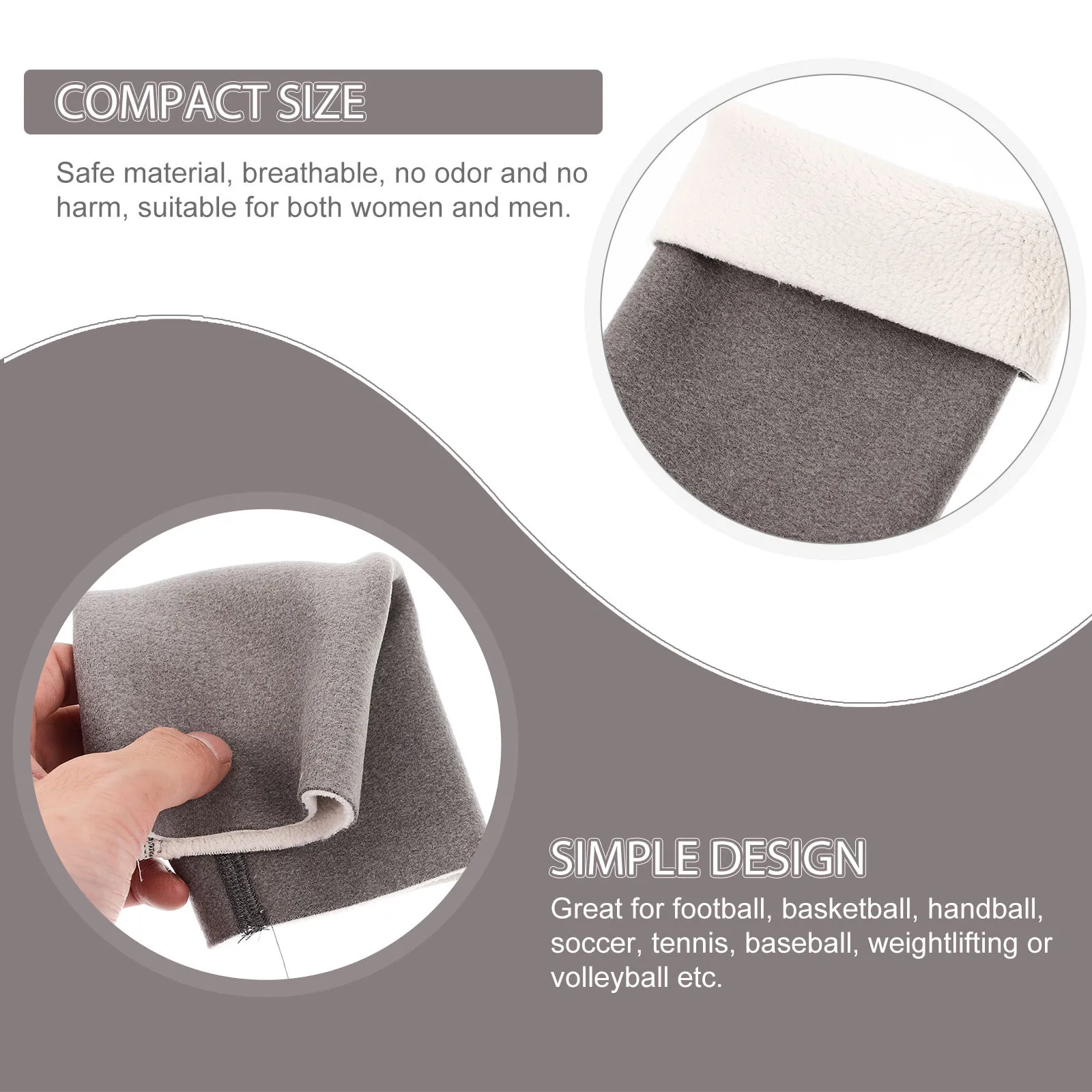 

1Pair Anti-Cold Elbow Protector Soft Fleece Lined Arm Support for Men Women Sports Injury Protection Winter