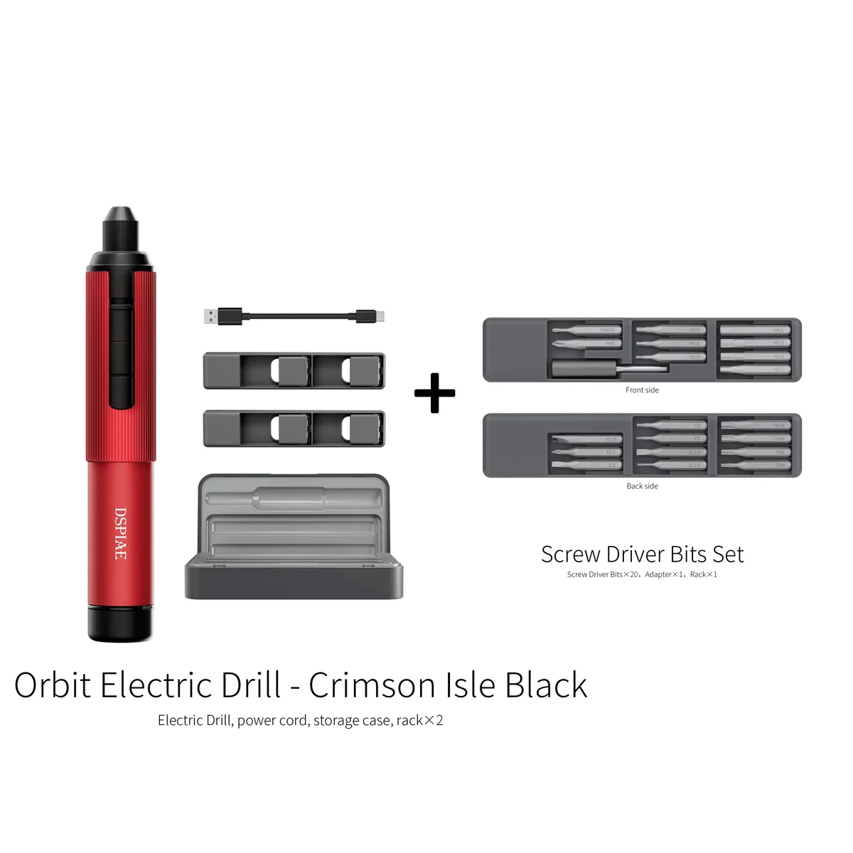 

2026 New DSPIAE AT-ED01 Orbit Electric Hand Drill Screwdriver For Plastic Wood Soft Metal Model Assembly Hobby DIY Tool Kit