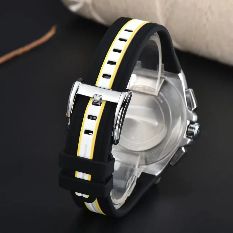 Tendência marca estilo esportivo homem relógios de pulso mecânicos automáticos calendário clássico de alta qualidade negócios casual relógio feminino