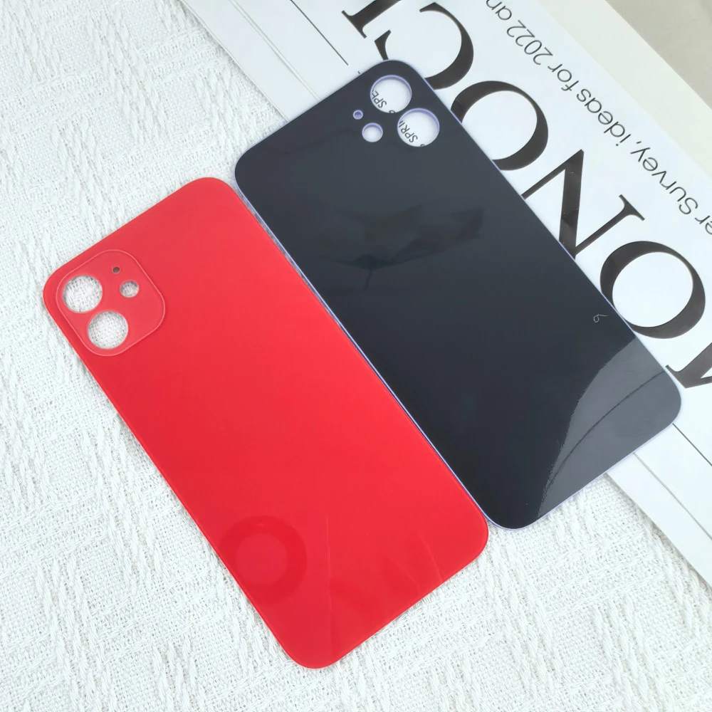 Back Cover For iPhone 12 Glass Battery Cover Door Housing Replacement Part for iPhone 12 Battery Back Cover