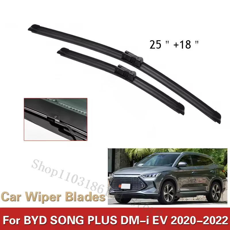 

Wiper Blades For BYD SONG PLUS DM-i EV 2020 2021 2022 Car Accessories Front Windscreen Wiper Blade Brushes Cutter Auto Good