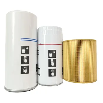 1 takım 2901086601   Filtre Servis Kiti Elemanı Atlas Copco GA15-18-22'ye Uygun 1622035101 + 1613610500 + 1613872000   Kompresör Yedek Parçası